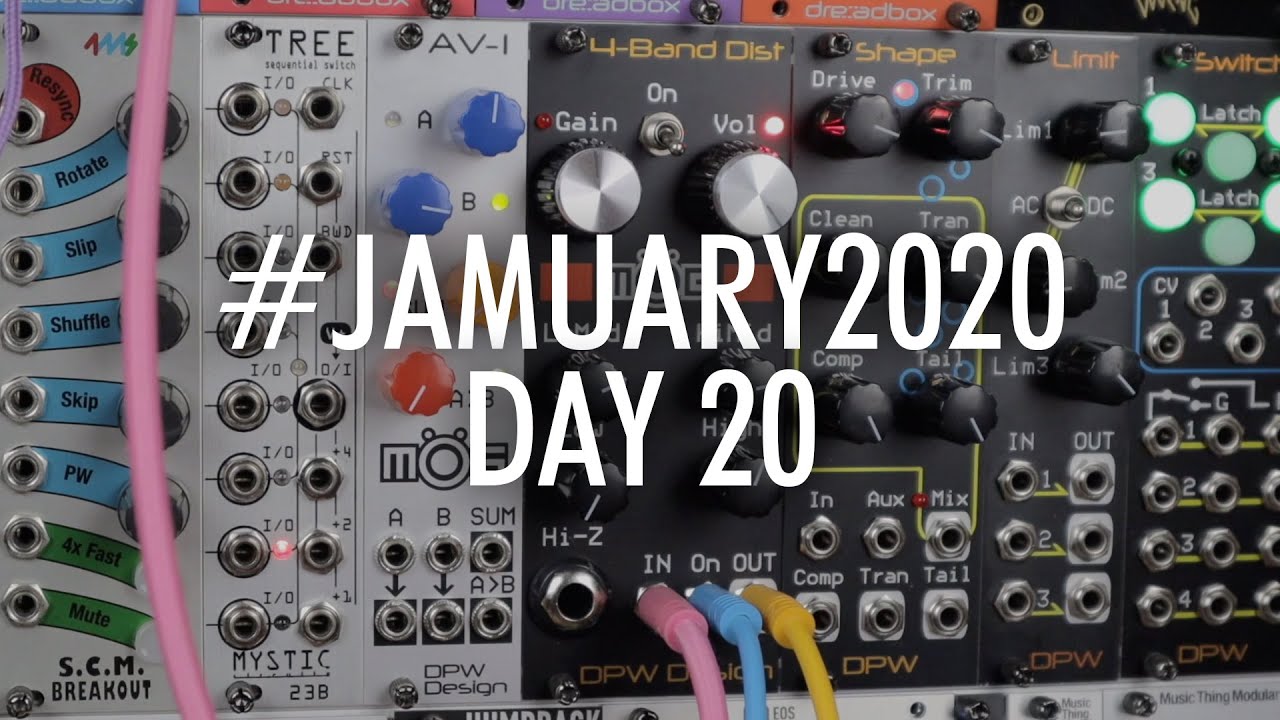 Exploring Multiband Distortion with the DPW Designs MOG // #JAMUARY2020 DAY 20