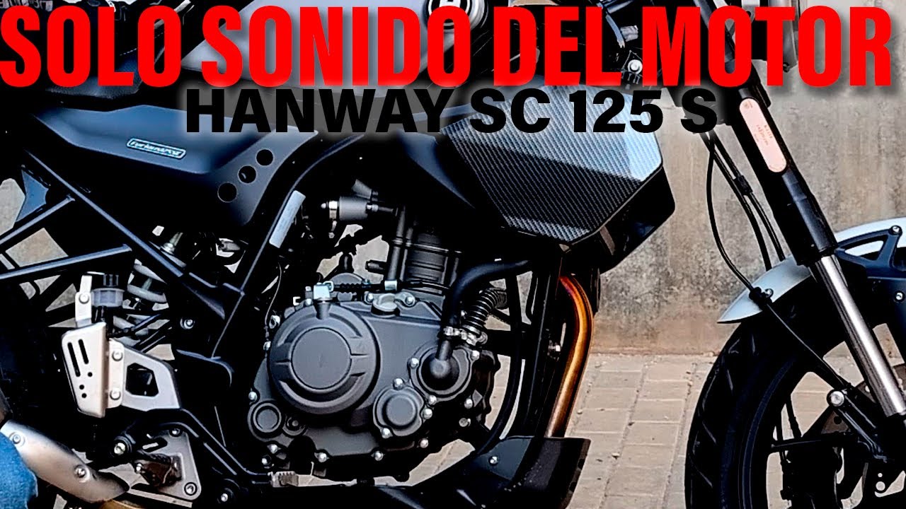 HANWAY SC 125 S  🏍 🎧 -Solo sonido del motor- [RAW on board] 📢🔊 | CABALLERO MOTORISTA