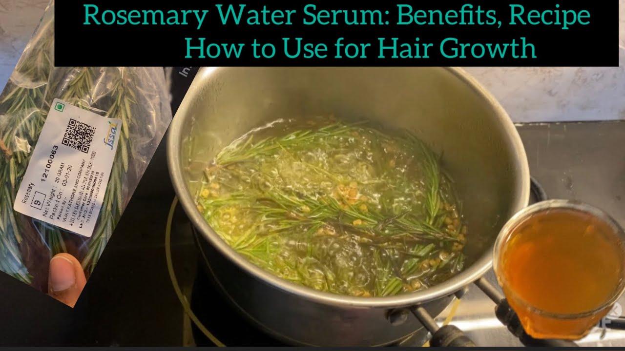 Rosemary Water for Hair Growth 🌿 | Regrow Hair Naturally in 30 Days!