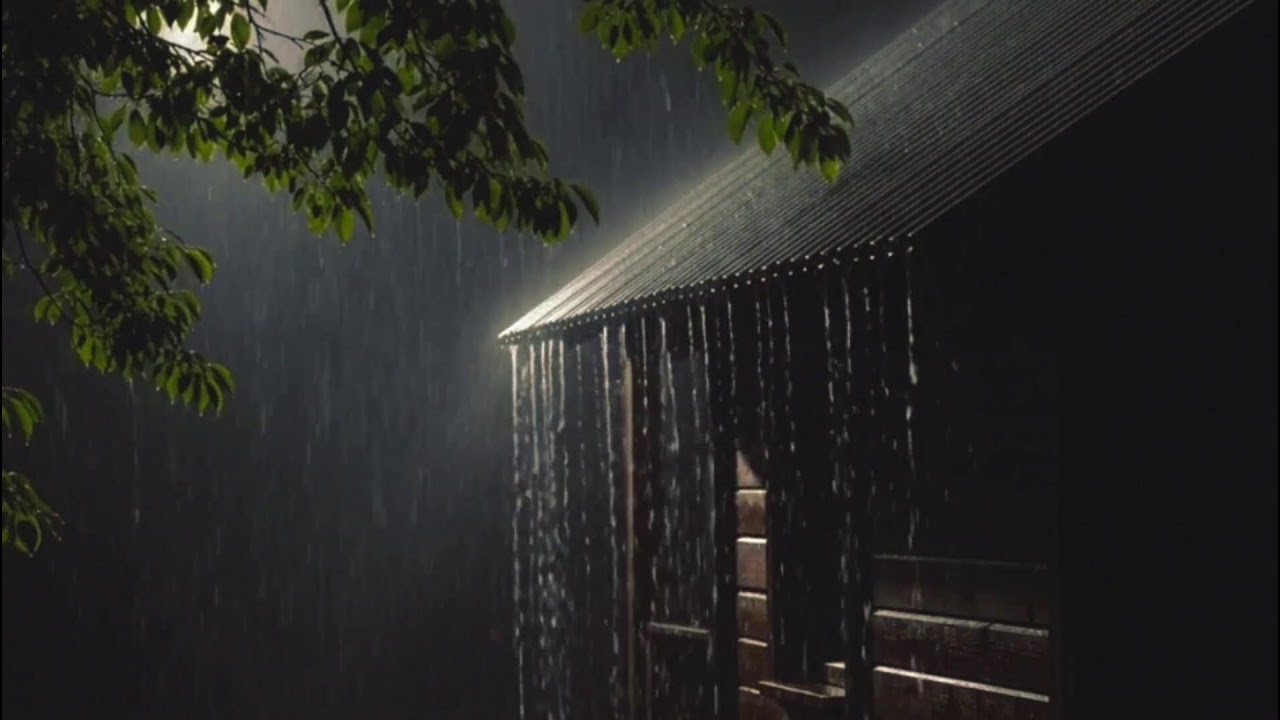 Heavy Rain White Noise with Thunder | Sleep Faster, Relax Deeper | SOUND RAIN FOR SLEEP | DEEP SLEEP