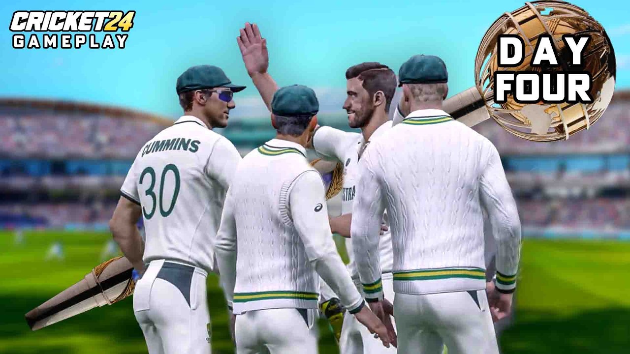 Финал WTC &mdash; Австралия против Южной Африки &mdash; День 4 | Cricket 24