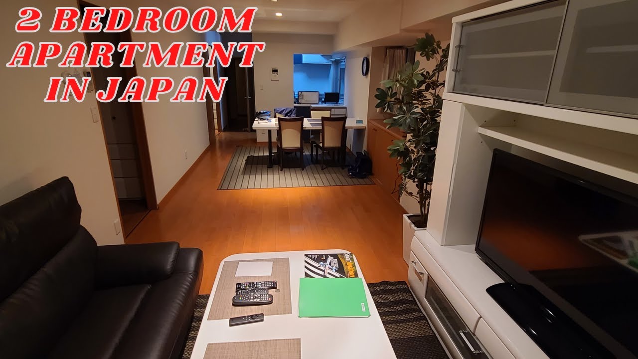 MY 2 BEDROOM APARTMENT TOUR WHILE I'M STAYING IN JAPAN