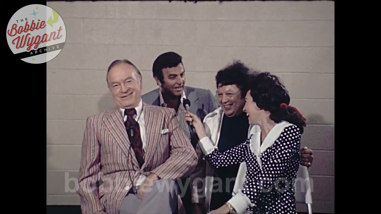 Bob Hope, Marty Allen & Mike Connors 1972 - Bobbie Wygant Archive