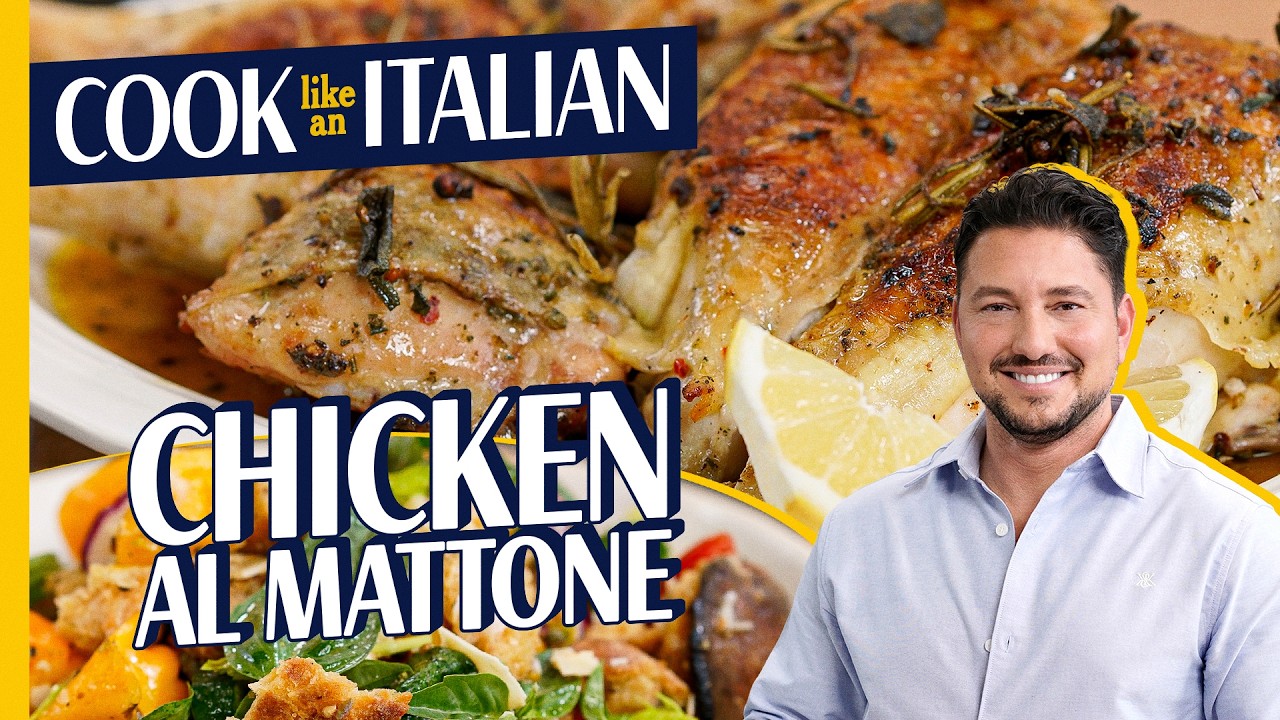 How to Cook Brick Chicken Like an Italian (with Chef Gabe Bertaccini) 🇮🇹🧱