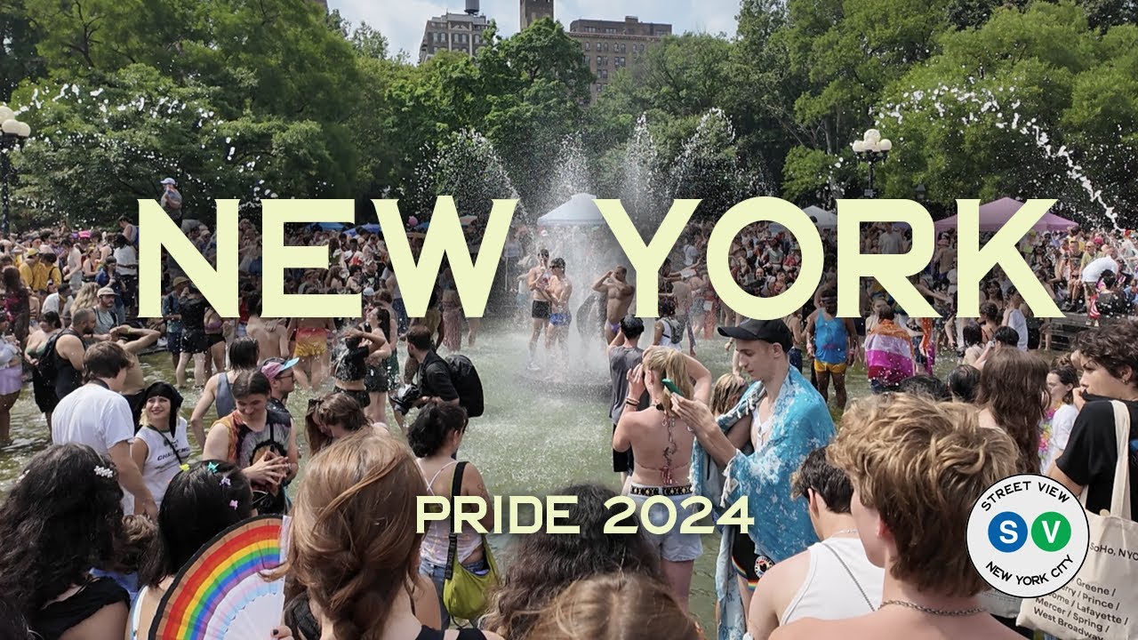 NYC Pride Parade 2024, Washington Square Park | New York City | 4K HD