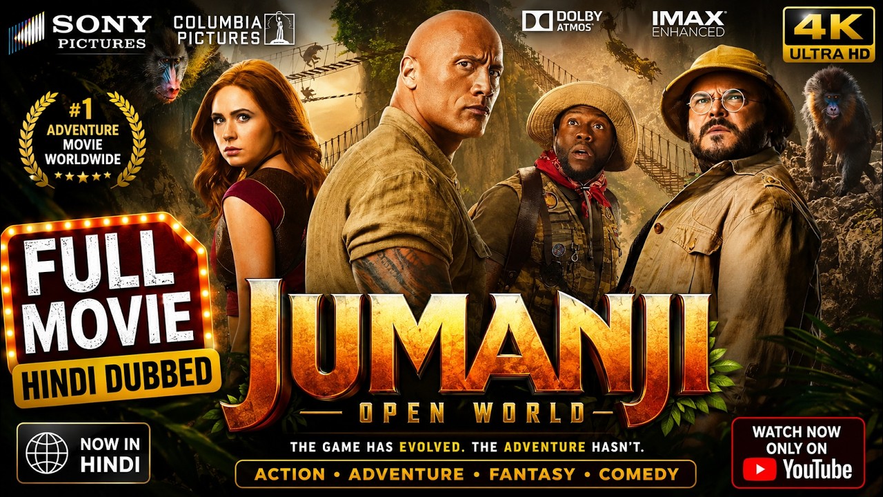 Jumanji: Open World (2026) Full Movie | Dwayne Johnson | Kevin Hart | Jack Black | Karen Gillan |