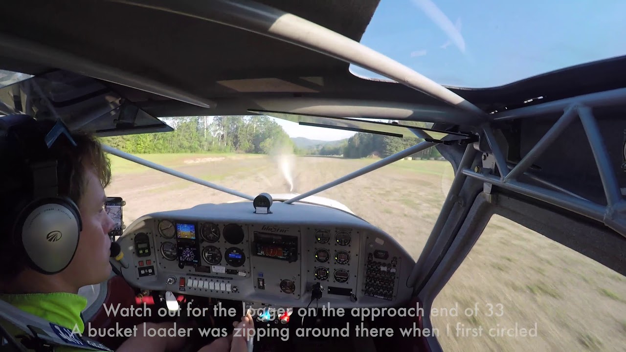 Landing/Takeoff at Errol (ERR) in Errol, New Hampshire.
