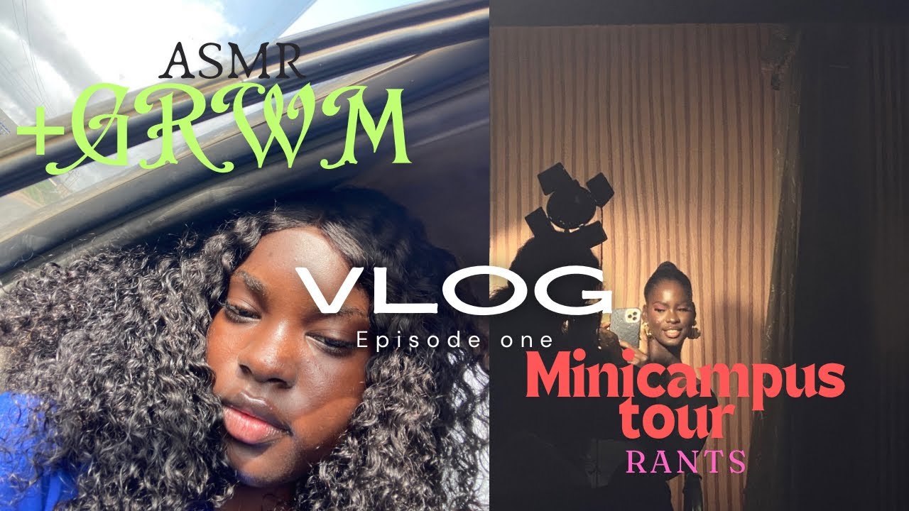 My VERY first YOUTUBE VIDEO✨ ~Ep 1:Mini tour of uniosun| Grwm|Asmr | scrub measurement