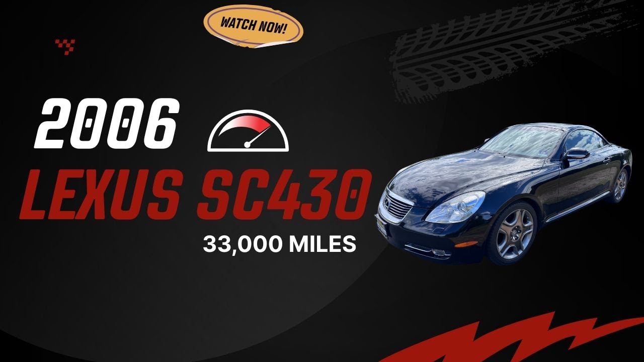 2006 Lexus SC430 | Low Miles | Edison,NJ