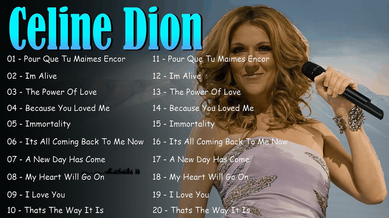 Celine Dion Classic Hits 2026 - Greatest Playlist Songs Celine Dion - Best Songs of World Divas