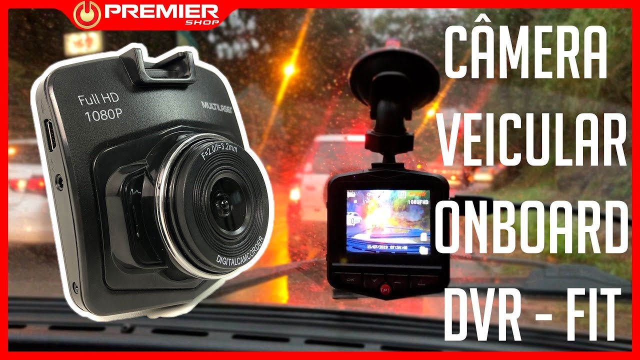 Câmera Veicular Onboard Multilaser DVR Fit - AU021- [ Premier Shop ]