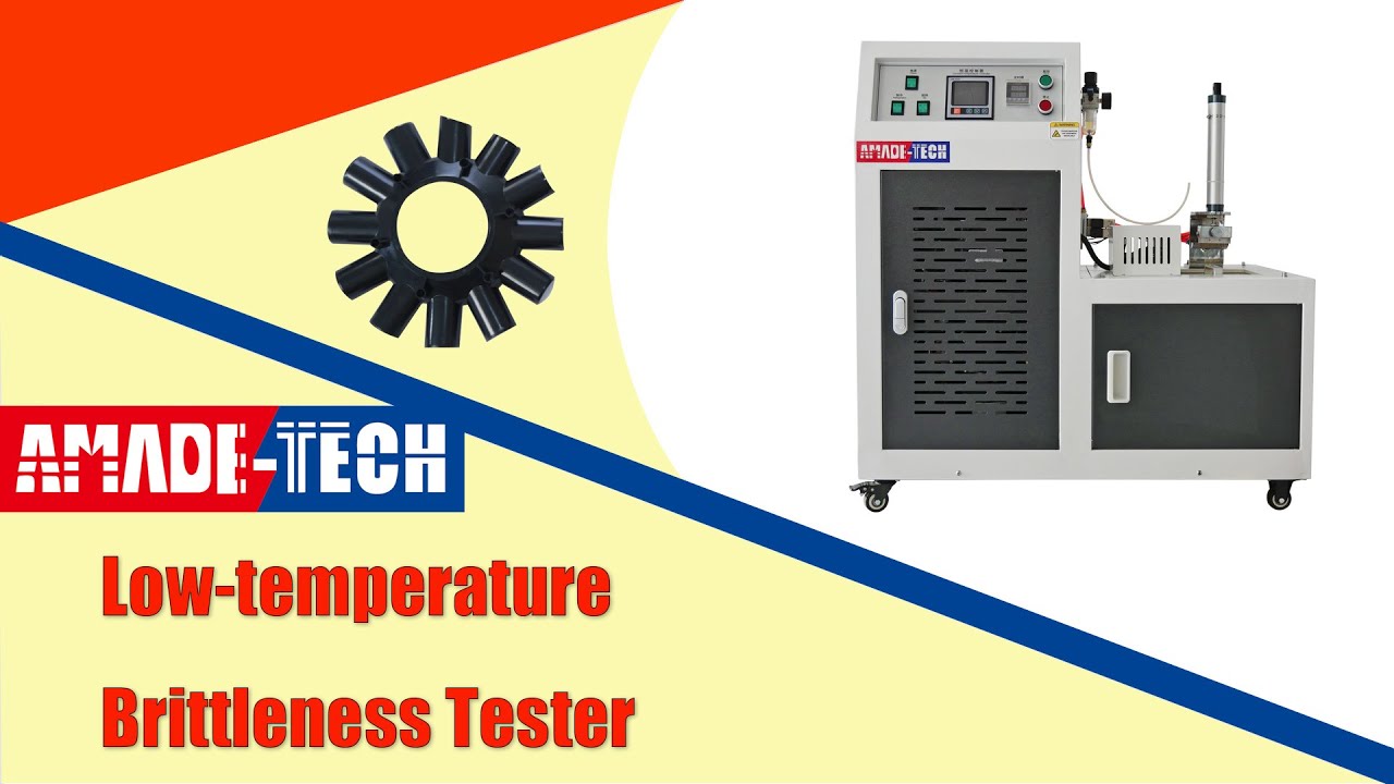 Brittleness Temperature Tester for Rubber and Plastics - AmadeTech