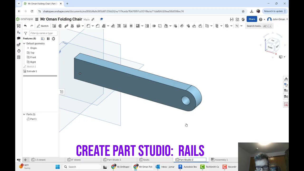 OnShape Folding Chair rev2