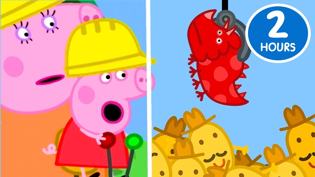 Peppa Pig's Fun Time At Digger World | Cartoons for Kids | Fun Animation | Peppa Pig Videos