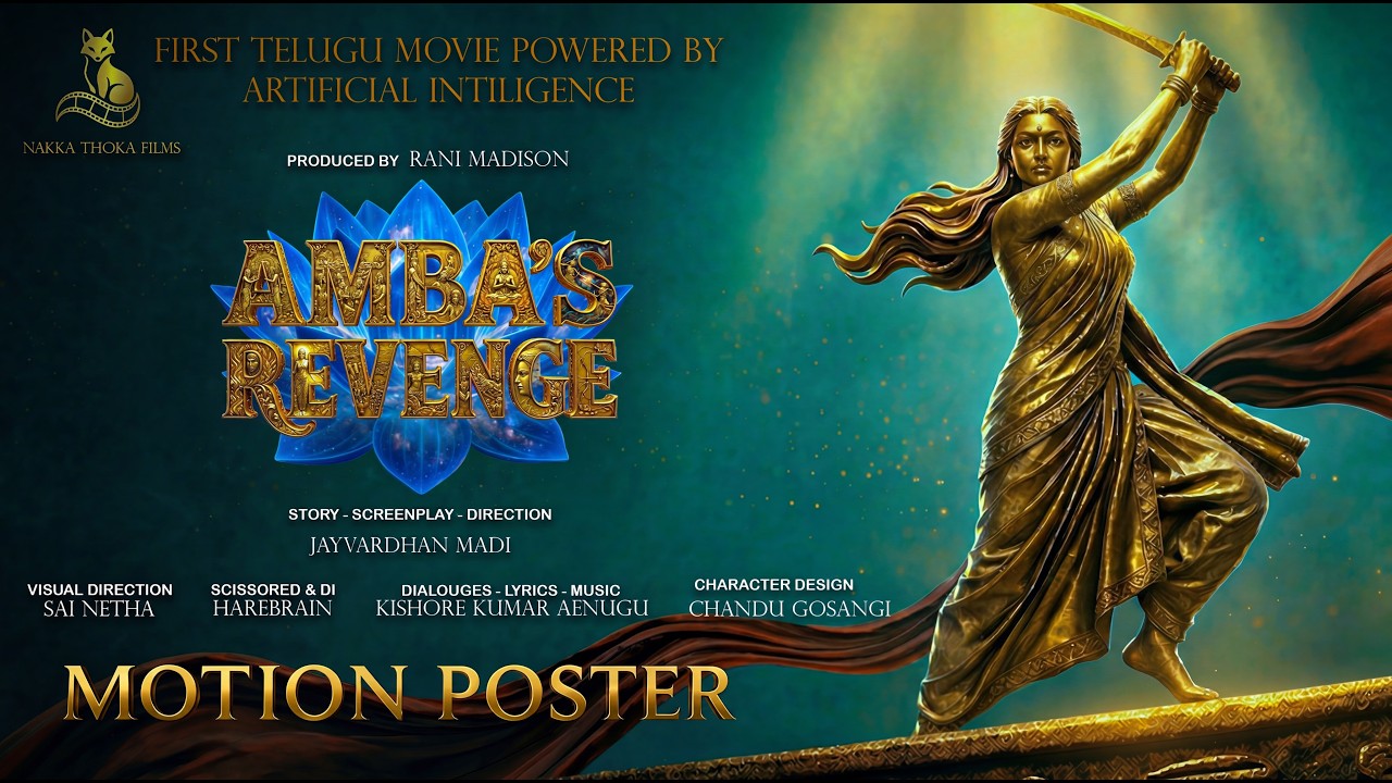 AMBA&rsquo;s REVENGE &mdash; Official Motion Poster | First Telugu AI Feature Film
