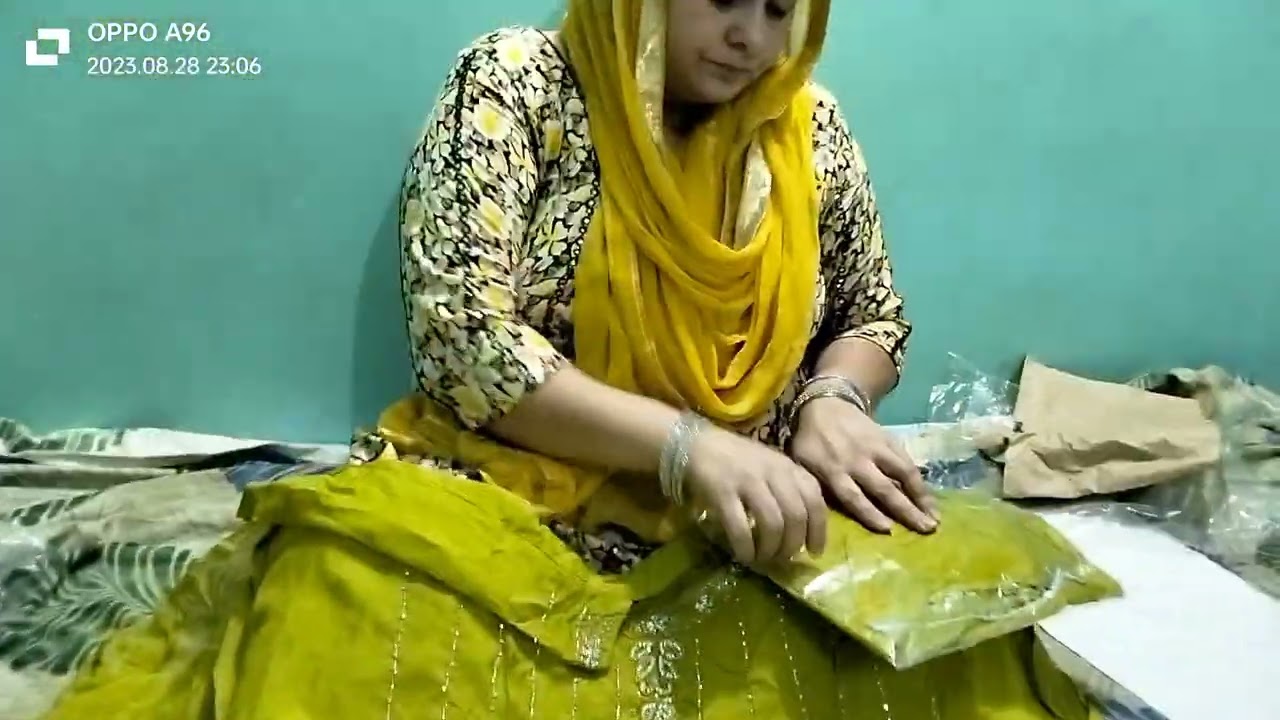 🌹pure organza🎊 me suit🌹 order number 9671755618