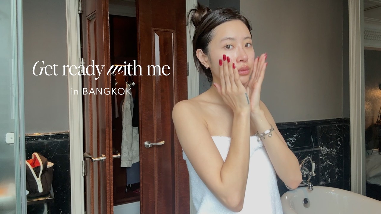 【GRWM】ホテルチェックアウト前の朝の準備🛁🫧【タイ・バンコク】