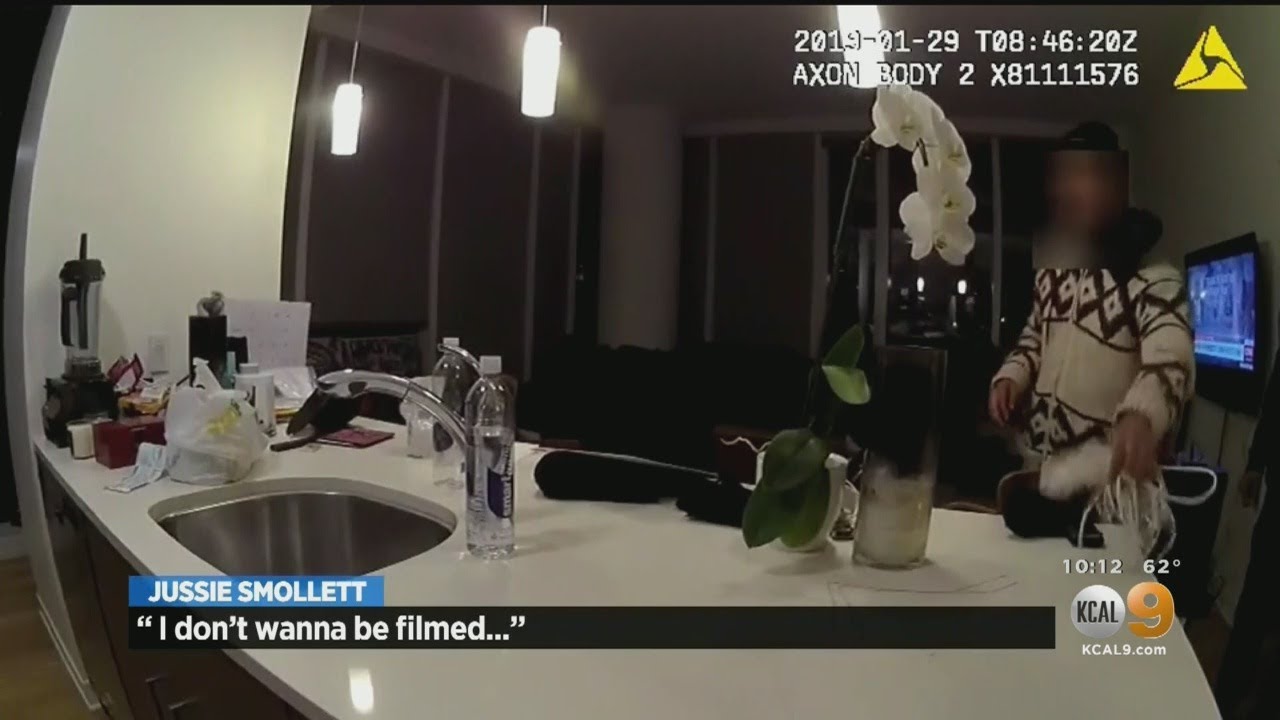 New Video Shows Jussie Smollett Wearing A Noose Following Alleged Attack