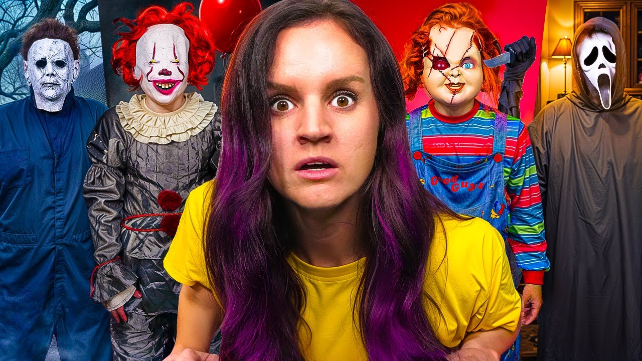 Surviving Every Scary Movie for 24 Hours!