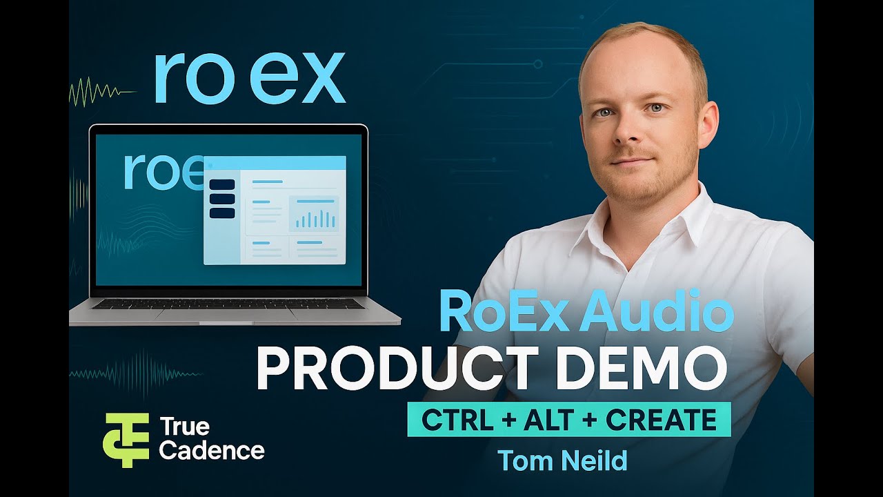 RoEx in Action: Product Demo with Tom Nield | CTRL + ALT + CREATE &ndash; AI in Music