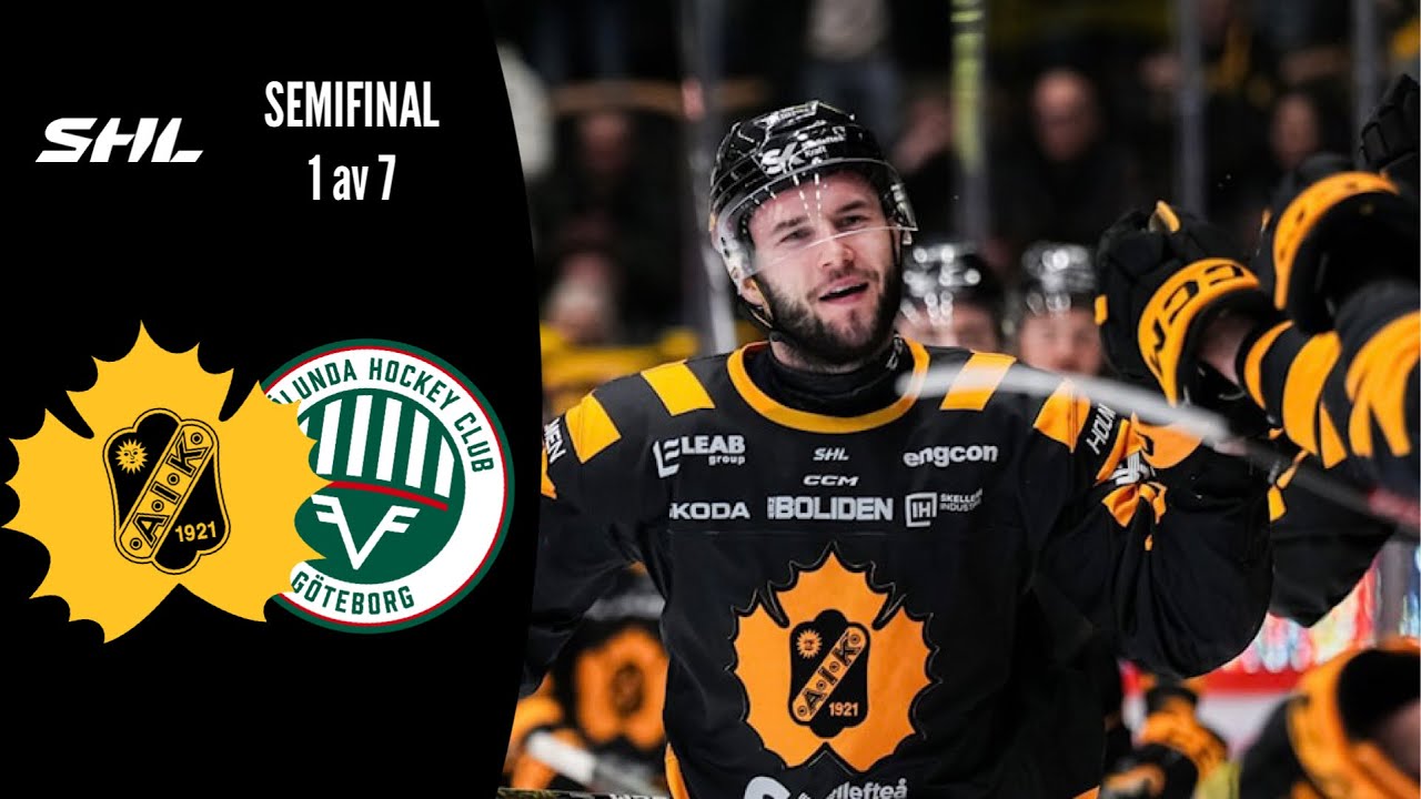 Skellefteå AIK - Frölunda HC | Höjdpunkter | Semifinal 1 | SM-Slutspel 2024