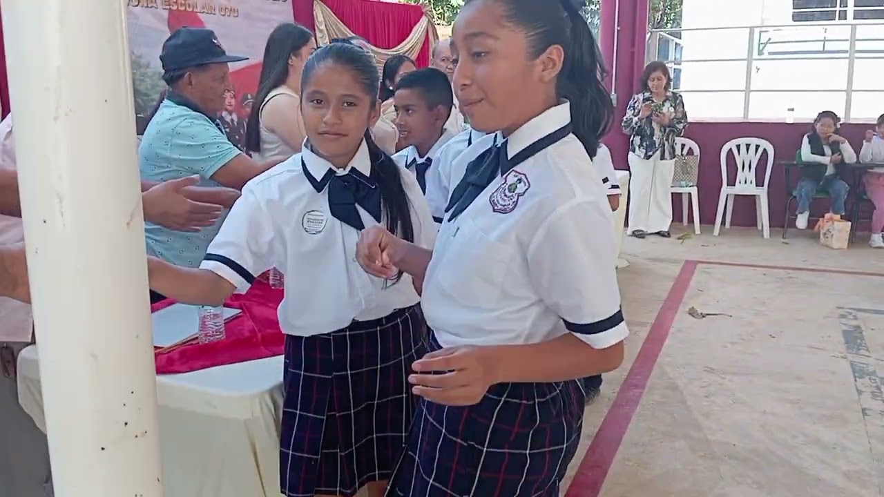 PREMIACIÓN. CONCURSO DE ESCOLTA ZONA  070. 3° LUGAR. ESC. PRIMARIA FRANCISCO VILLA. PASO DEL GANADO.