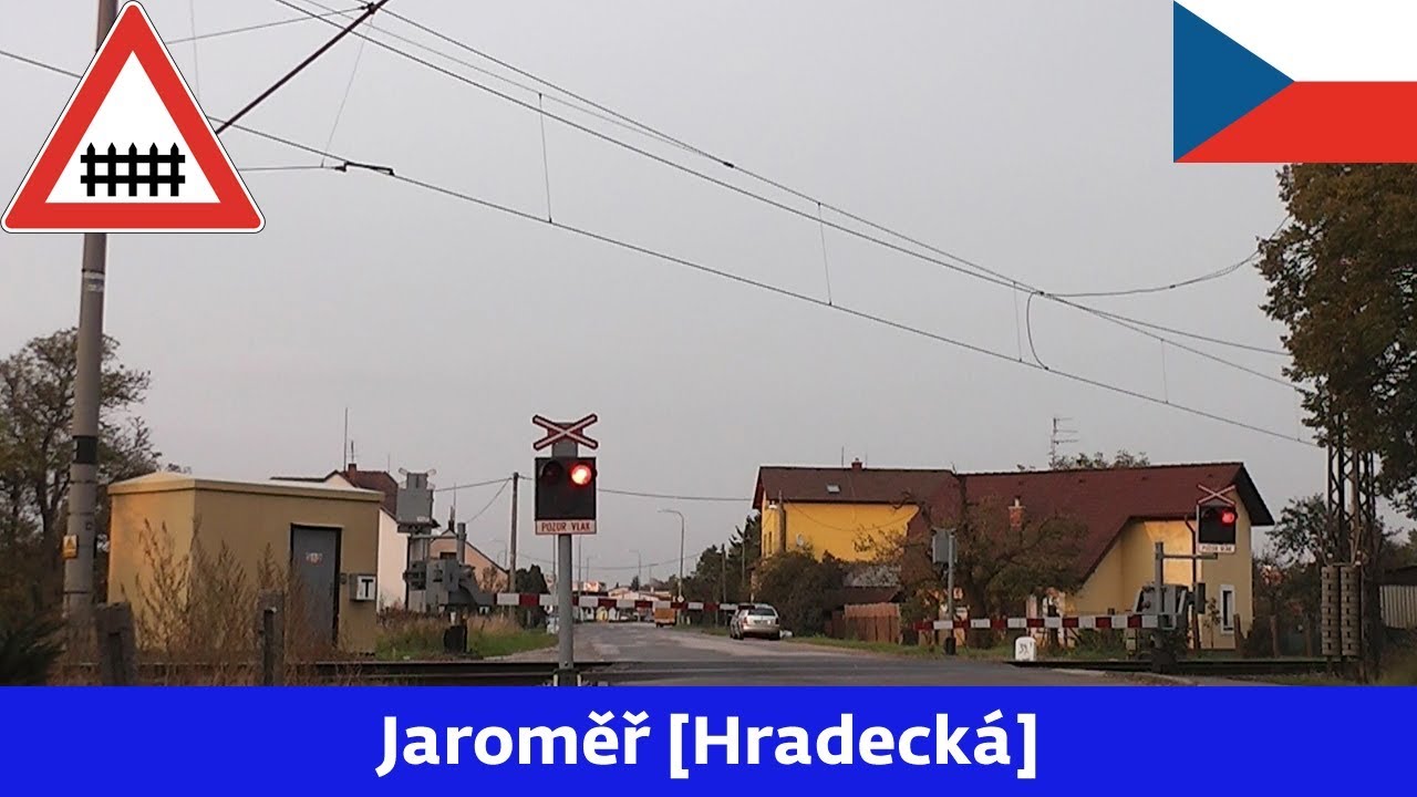 Železniční přejezd Jaroměř [Hradecká] - 24.9.2012