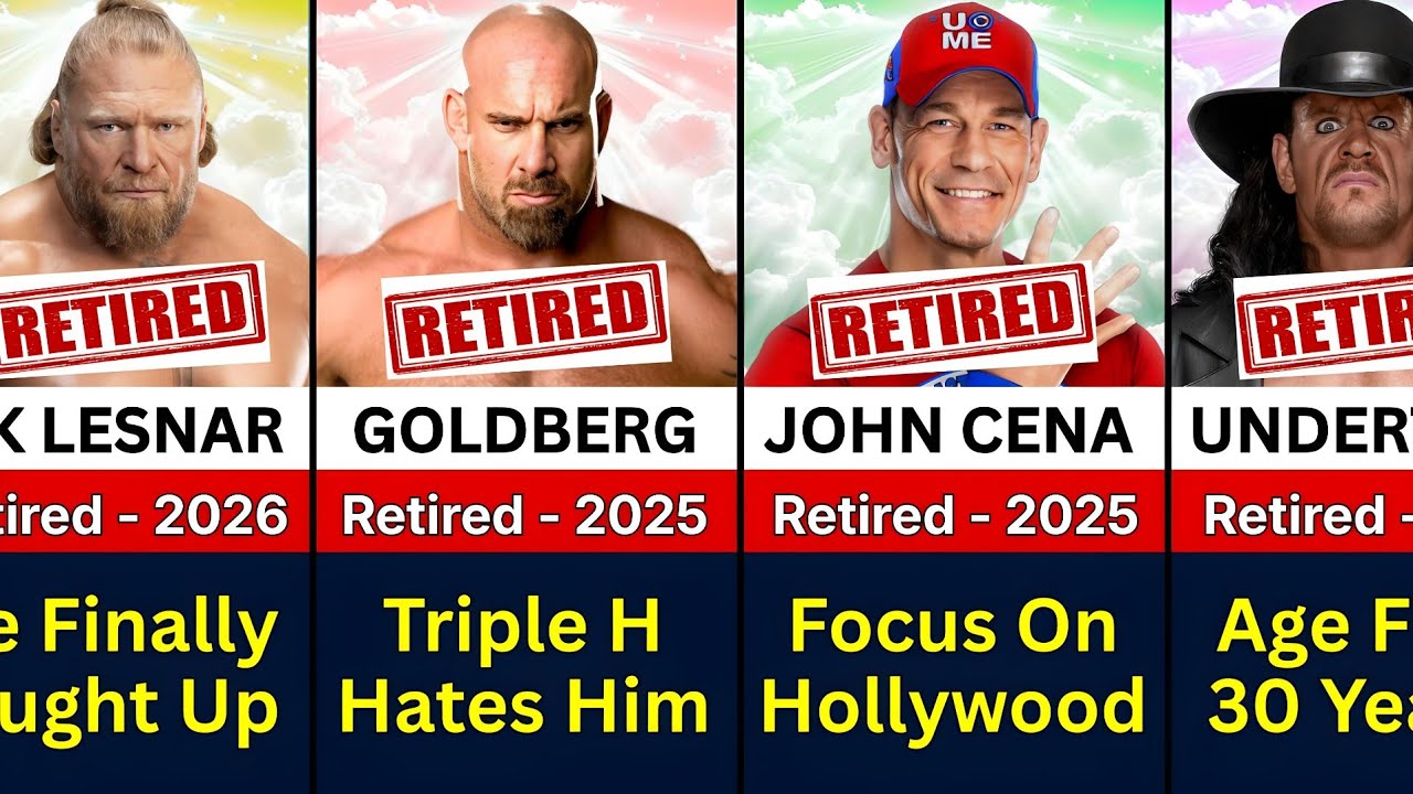 GOODBYE 🥺- Why WWE Legends RETIRED 2000 - 2026