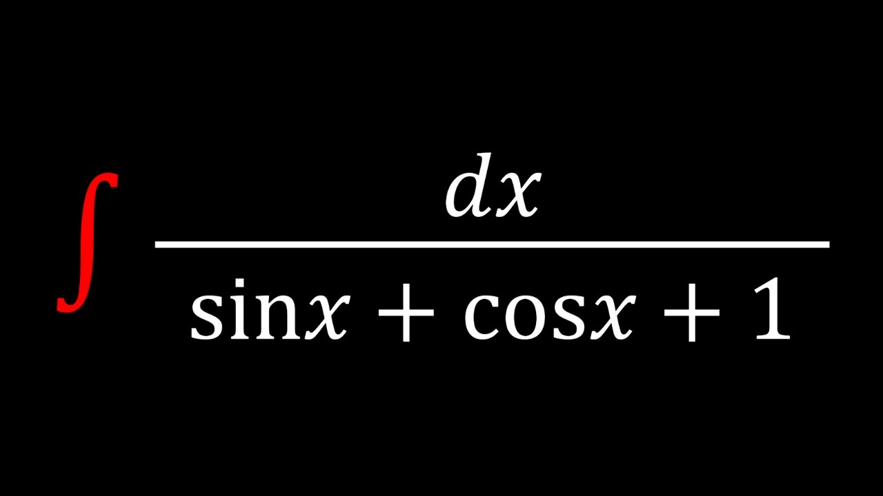 Integrating A Rational Function of Sine and Cosine