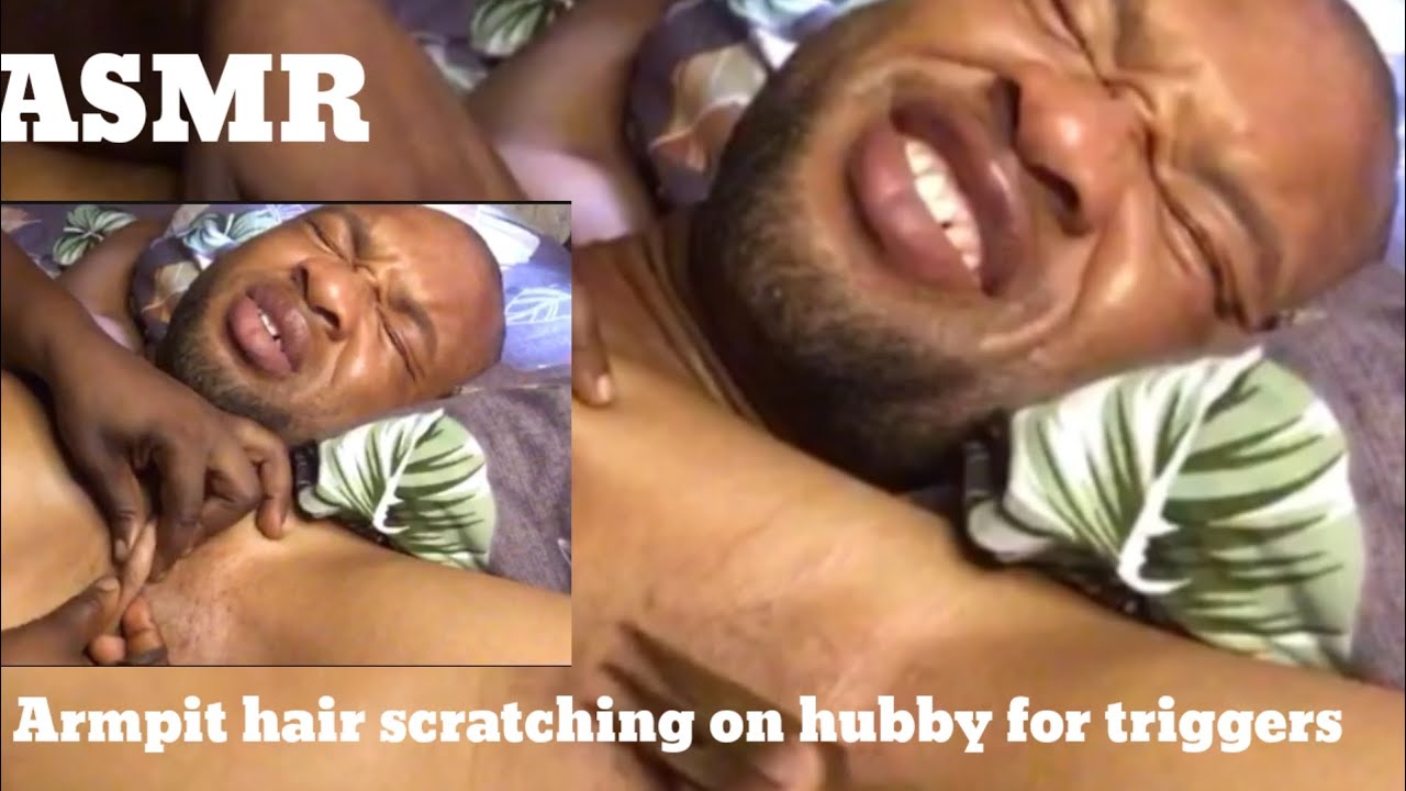 ASMR ✨ Armpit hair scratching on hubby for triggers
