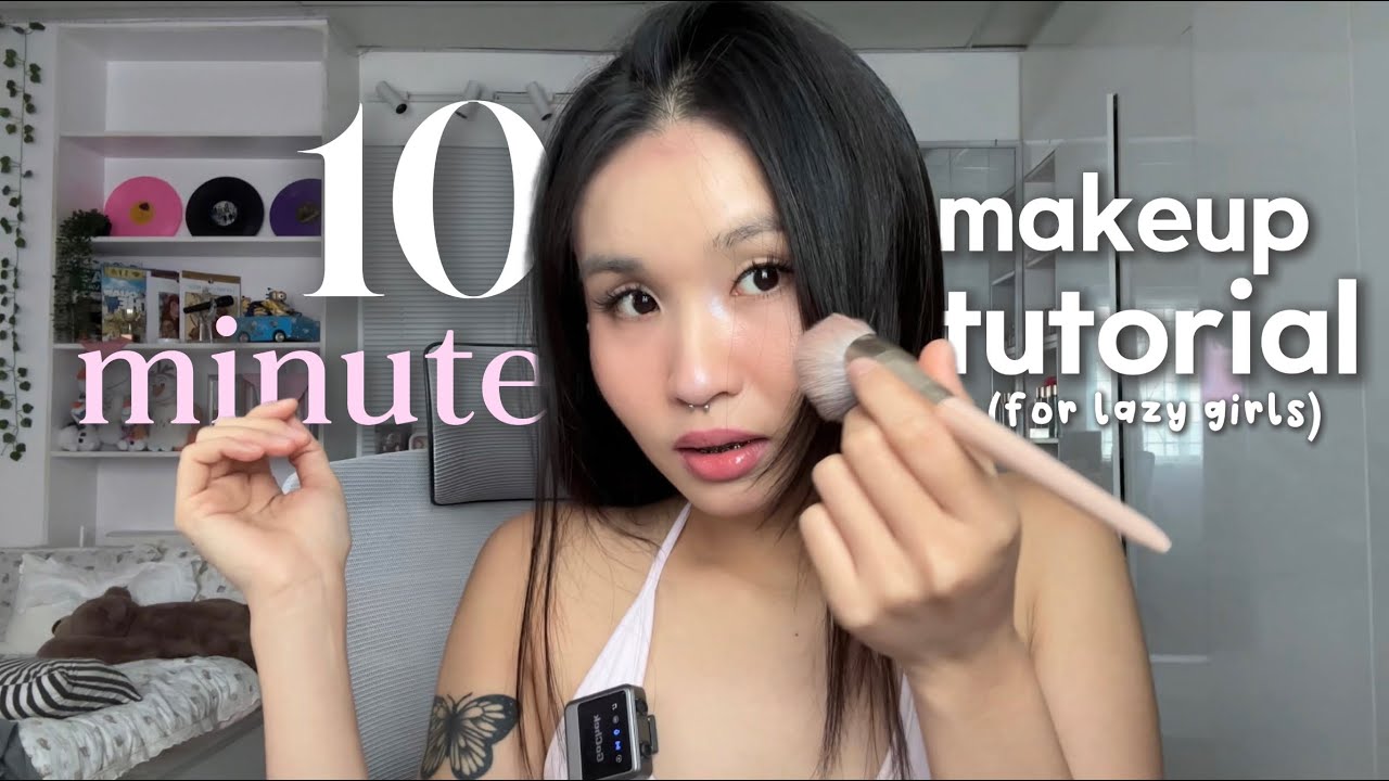 10 min Lazy Girl makeup routine (*beginner-friendly*)🧖🏻‍♀️| Makeup cho người không rành makeup 🫧🧴