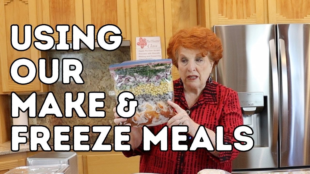 Using Our Make & Freeze Meals