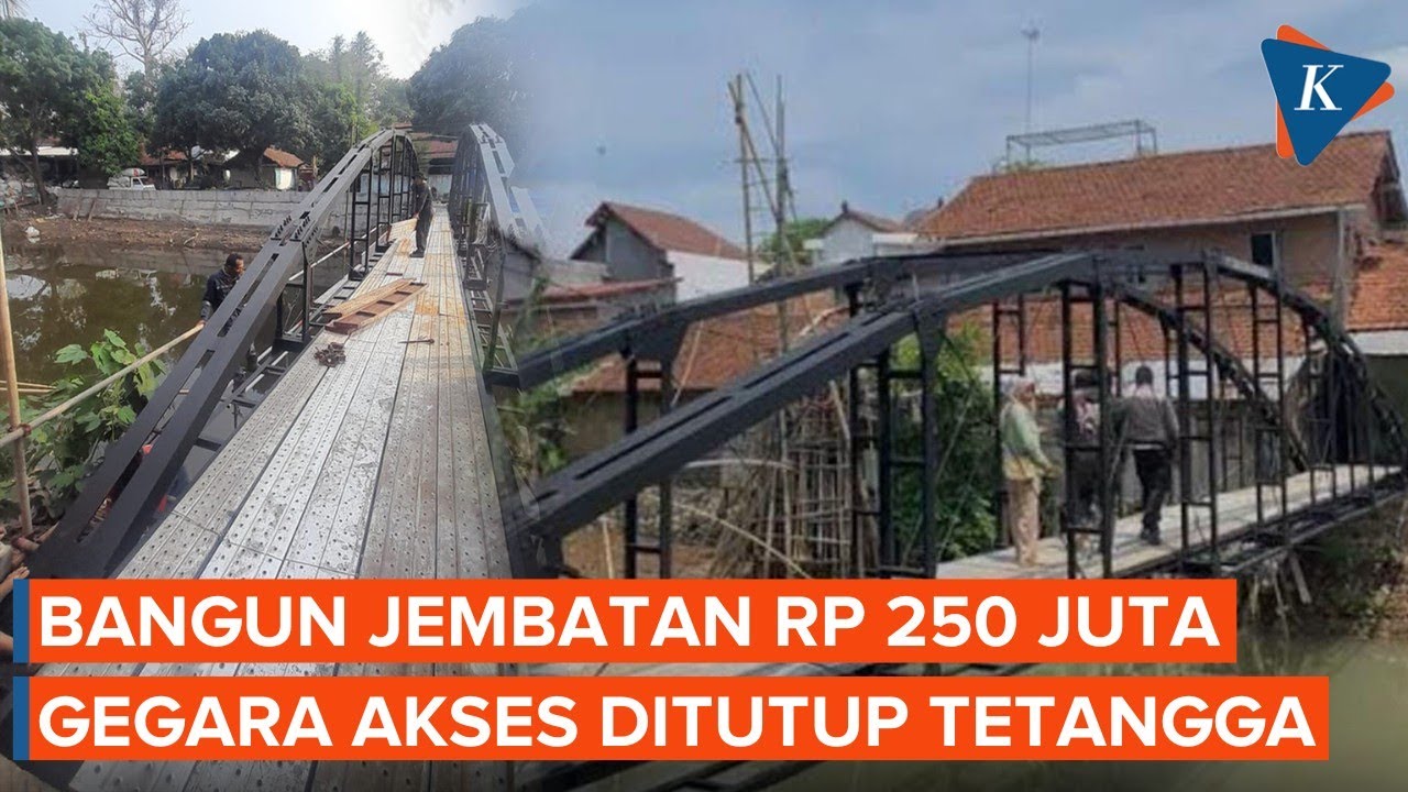 Keluarga Ini Habiskan Rp 250 Juta untuk Bangun Jembatan gegara Akses Rumah Ditutup Tetangga