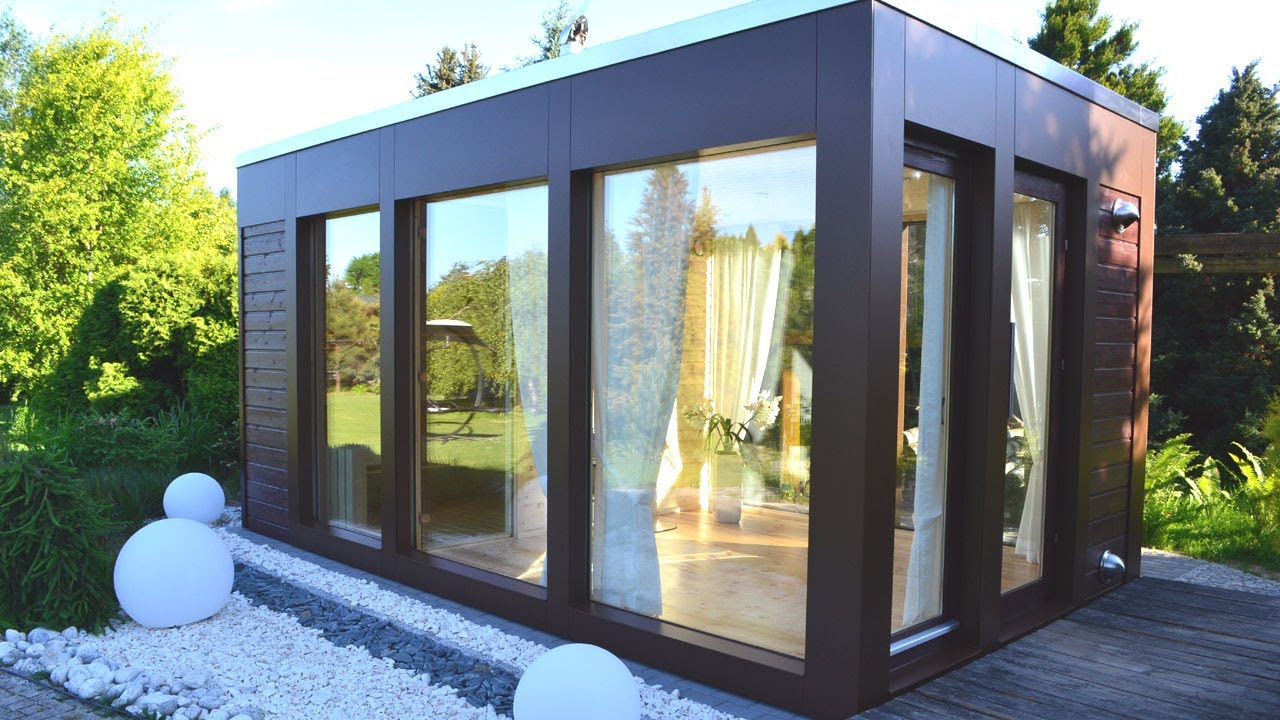 TAPIS.PL - NOWOCZESNY DOMEK SAUNOWY CRUX CENTROPLAST - SAUNA W OGRODZIE - SAUNY OGRODOWE CZĘSTOCHOWA