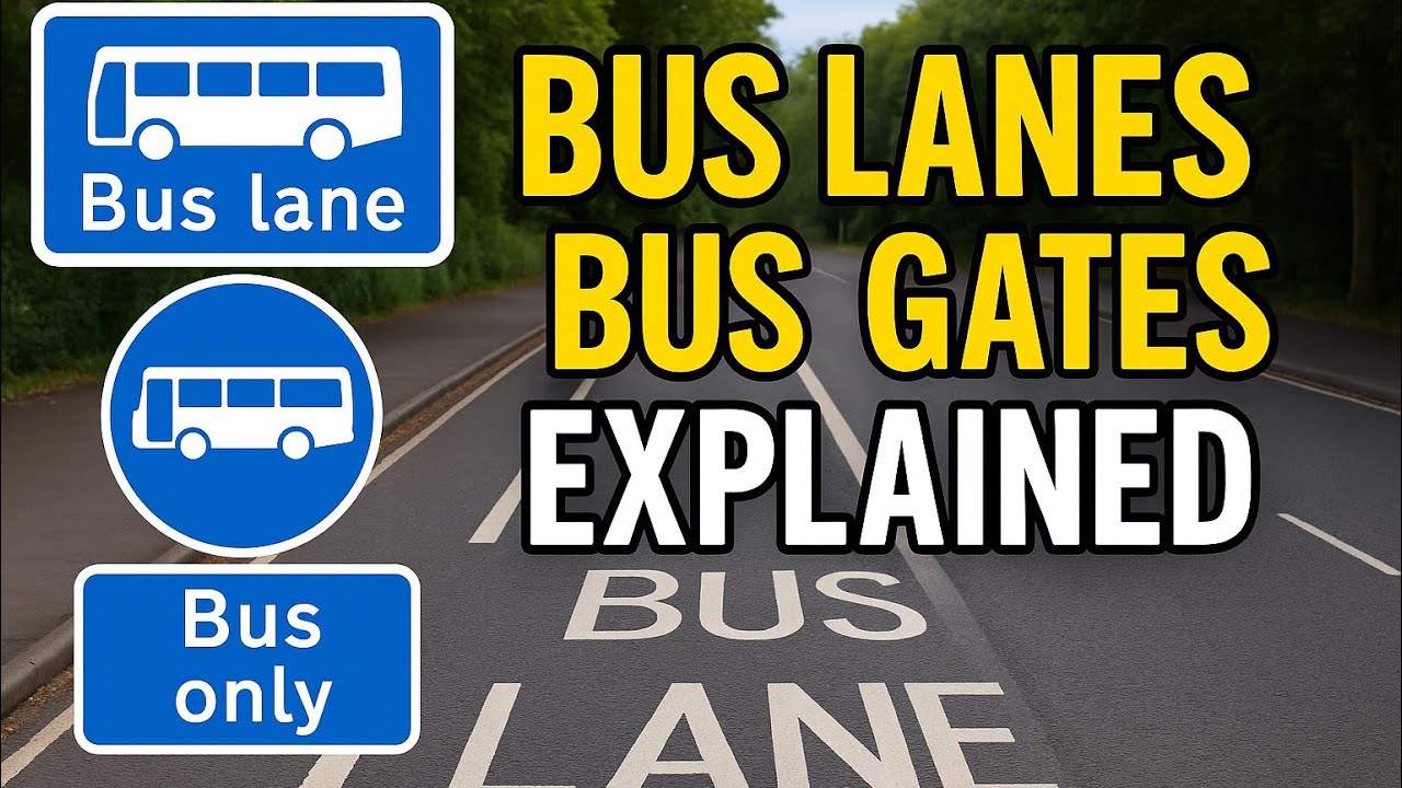 Bus Lanes, Bus Gates & Bus Only Signs: What Learner Drivers NEED to know!