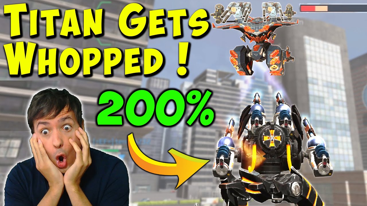 The TITAN WHOOPER 200% Overdrive SPARK BLITZ Gameplay War Robots WR