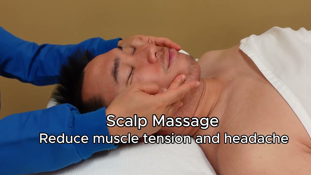 Massage for headache relief - No Sound