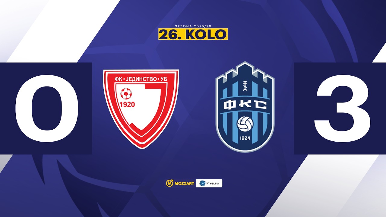 MBPLS 2025/26 - 26.Kolo: JEDINSTVO – SMEDEREVO 1924 0:3 (0:1)