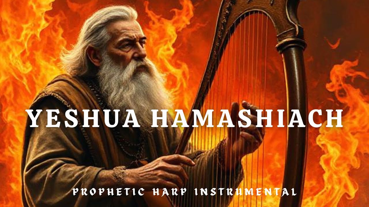 Prophetic Warfare Harp Instrumental Worship/YESHUA HAMASHIACH/Background Prayer Music