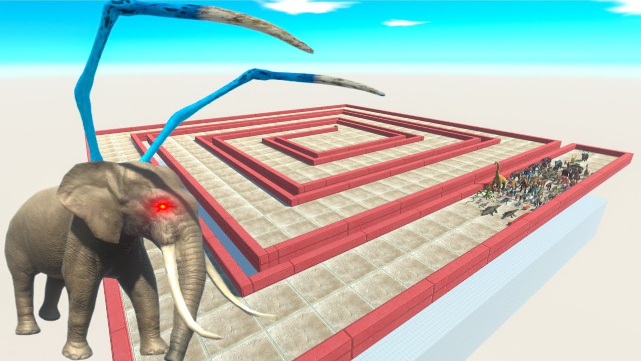 Epic Escape from Alien Elephant 😱🐘 | Last Survivor Challenge - ARBS