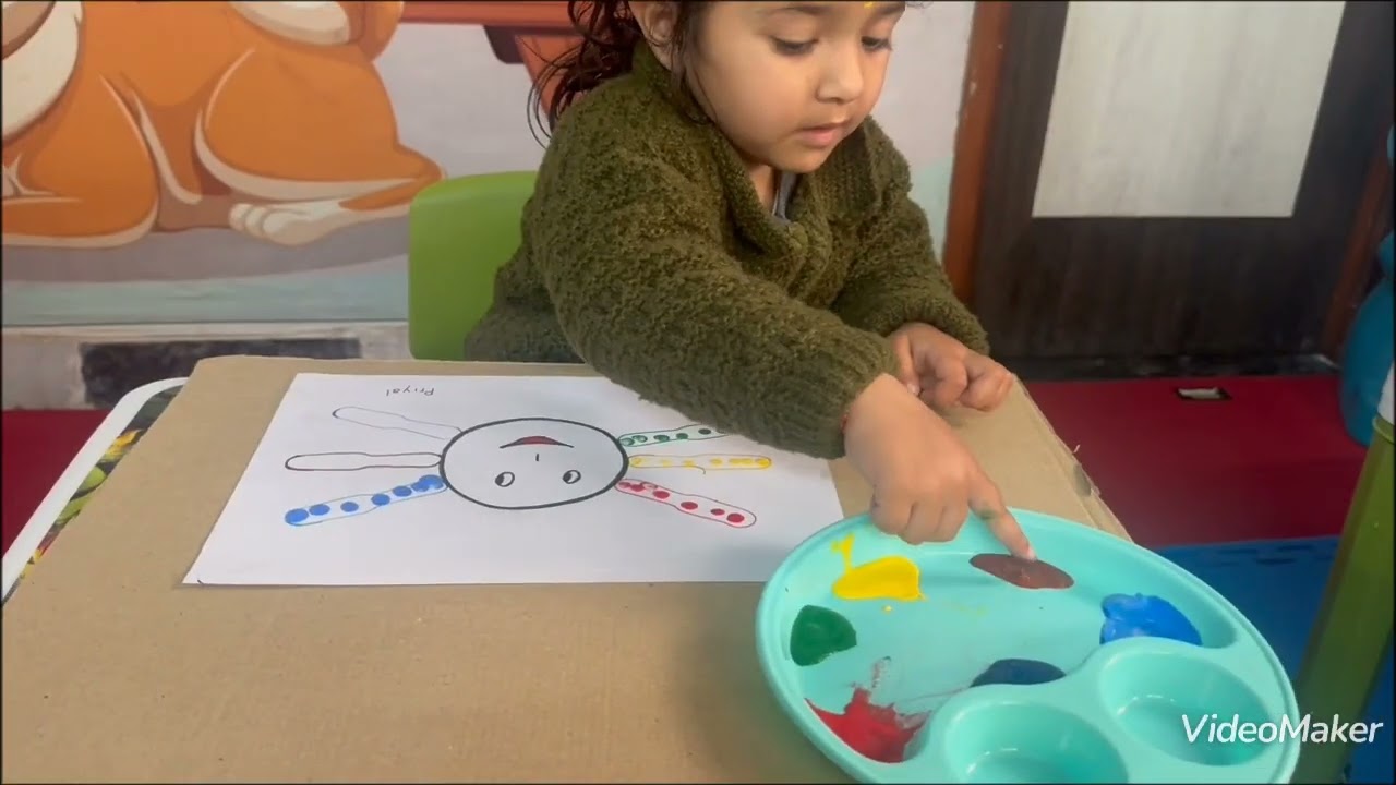 Water colour Impression # Play way method # Hands on Learning 