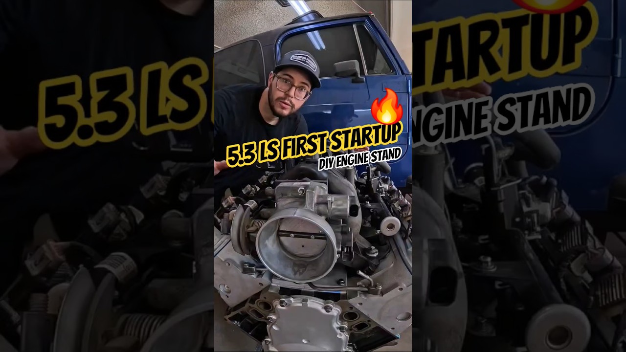 LS Swap 5.3 V8 First Startup! 🔥 Chevy Power Unleashed #stage1 #lsswap #diy #ls #vortec #jeep #engine