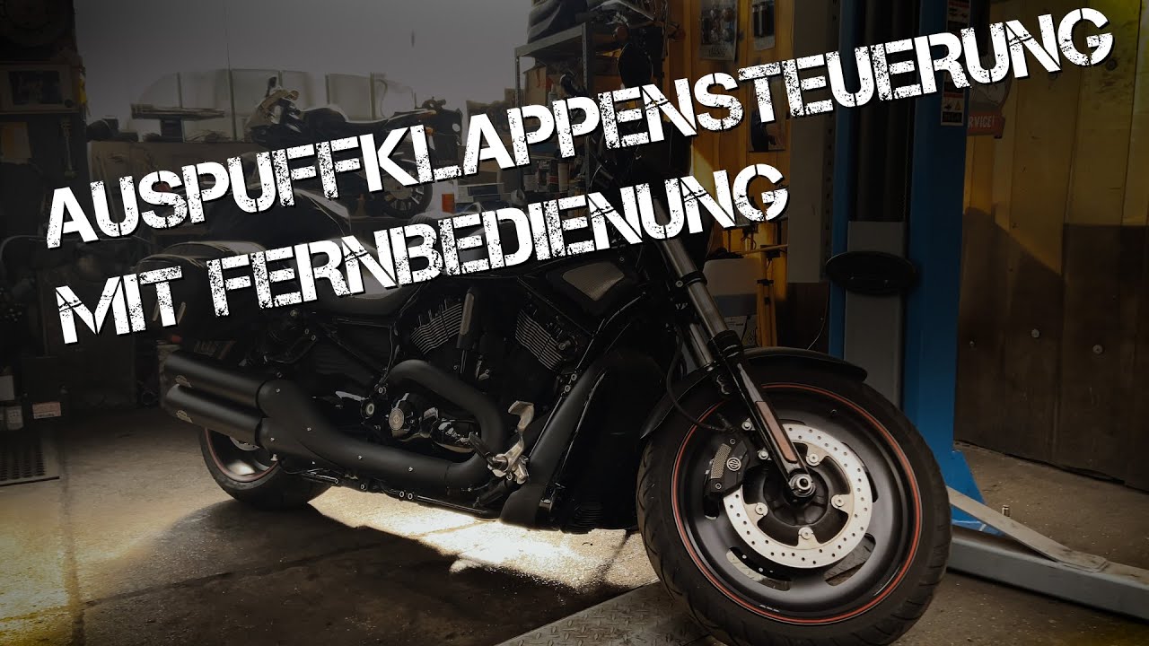 🏍️ Harley Davidson Nightrod Special – Jekill & Hyde Klappensteuerung mit Fernbedienung! 🔧🔥