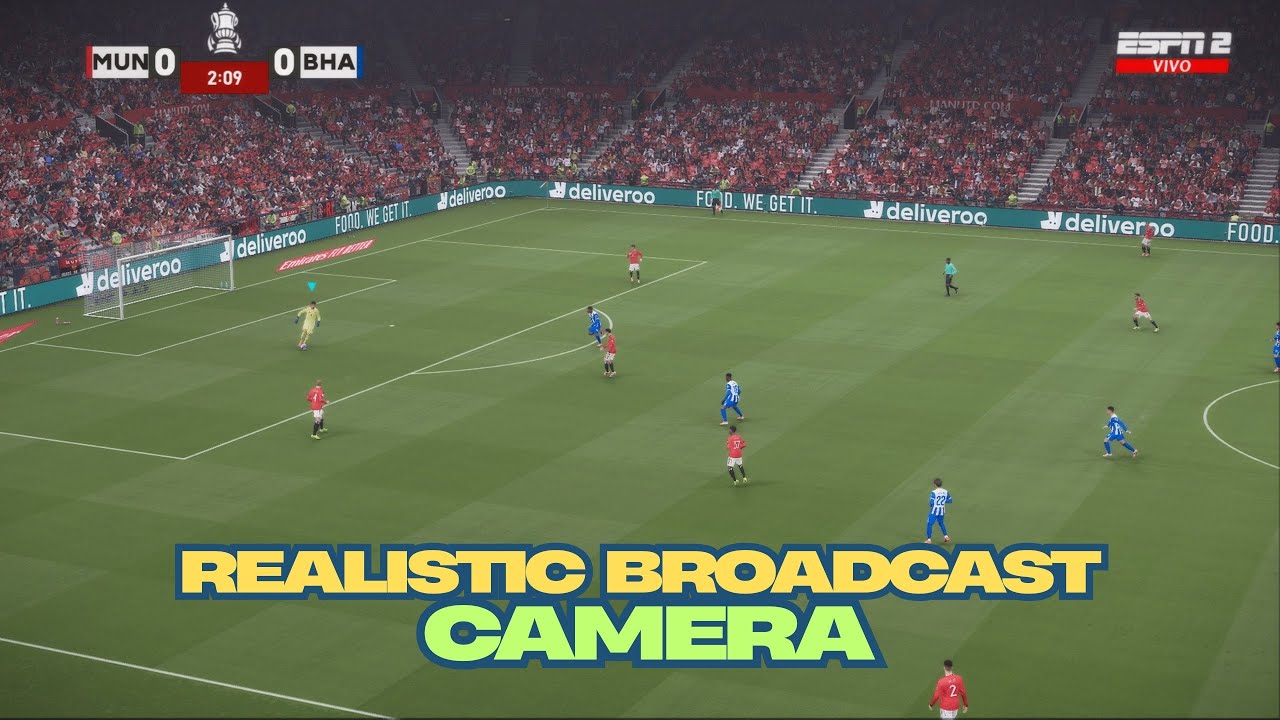 Realistic Broadcast Camera Mod For All Stadium PES 2021 & FL 26
