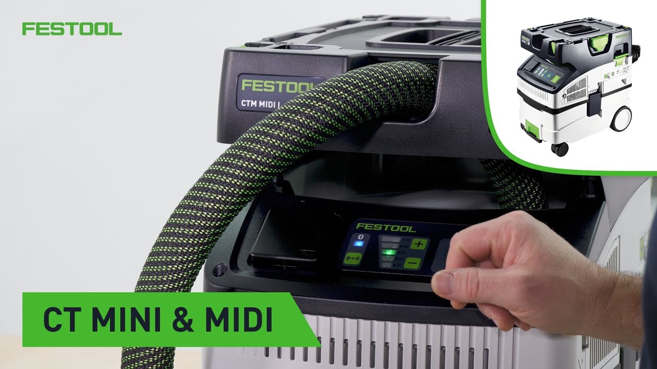 Compact vacuum cleaner CT MINI and MIDI (Festool TV)
