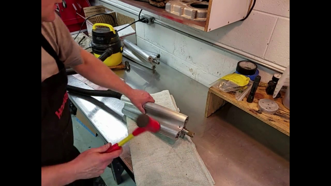 My 6-71 Blower rebuild, Part 6: Cleaning metal chips from inside rotors.