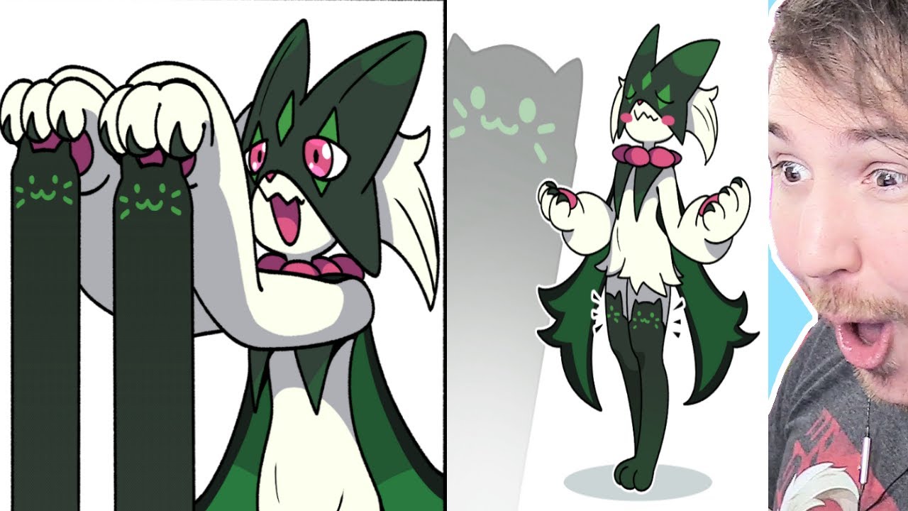 MEOWSCARADA EVOLVING TO WEAR CUTE SOCKS - Pokemon Memes