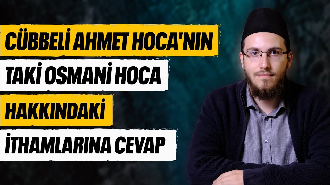 Cübbeli Ahmet Hoca'nın Taki Osmani Hoca Hakkındaki İthamlarına Cevap | Mesut Güneş