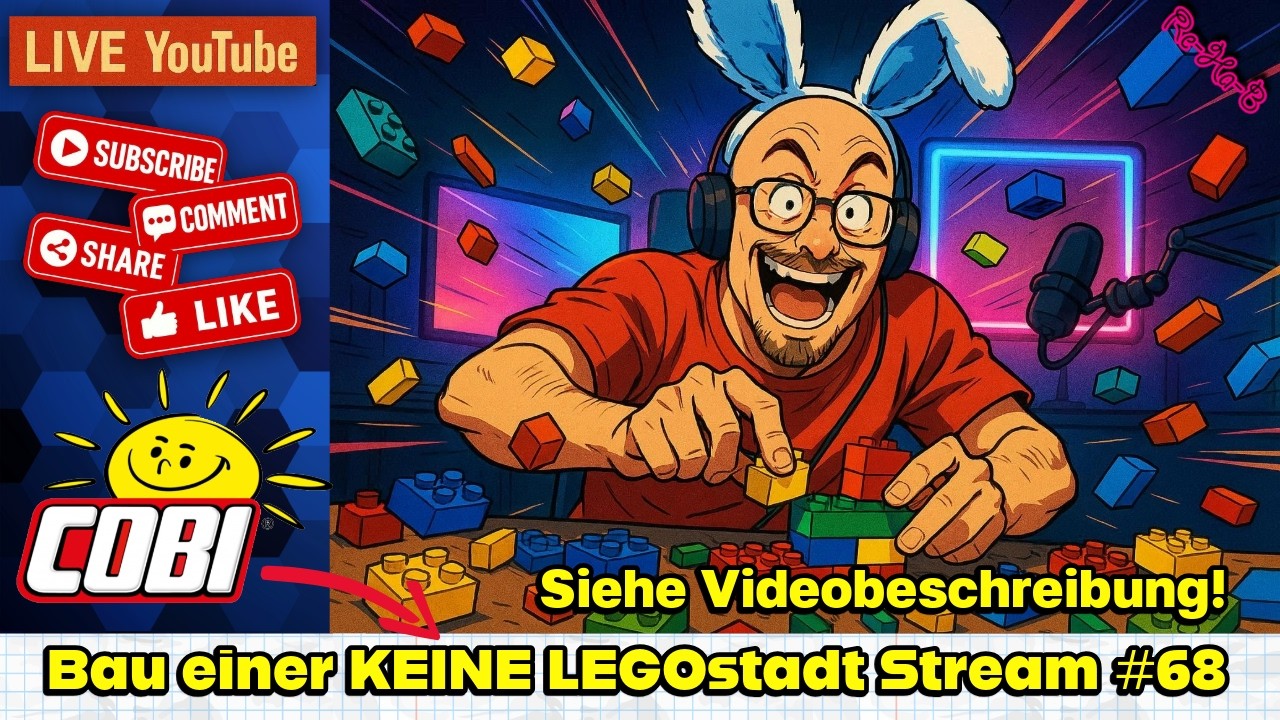 #opel #rekord aus #polen von #cobi. Sorry @ #lego! | Bau einer KEINE LEGOstadt Stream #68