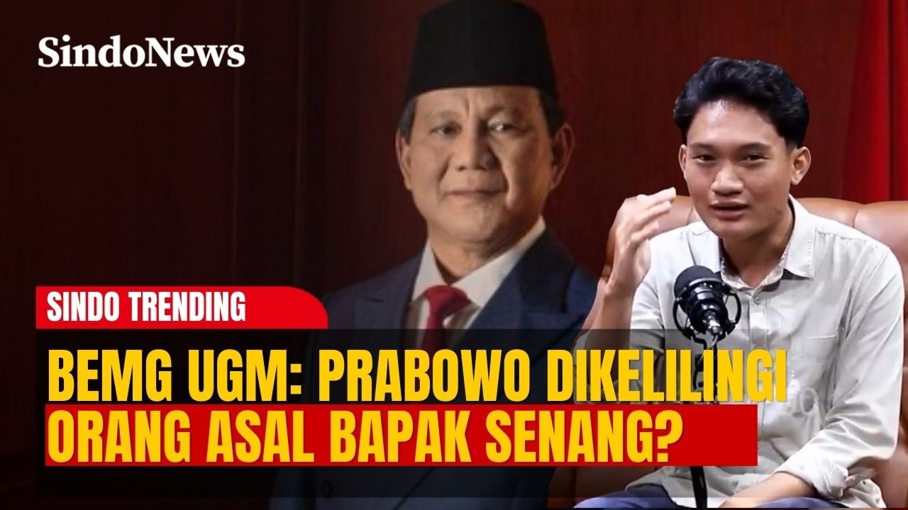BEM UGM Sentil Presiden: Bapak Dikelilingi Orang yang Asal Bapak Senang, Ayo Bersikap Kritis